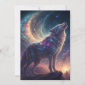 ウルフ銀河系スターズコズミックバースデーパーティー 招待状 (裏面)