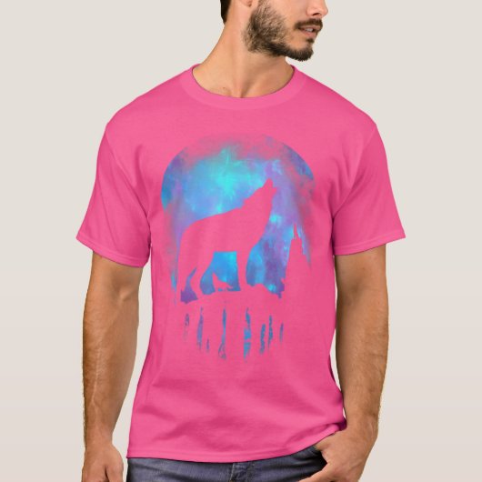 ウルフ銀河系ムーン Tシャツ (正面)