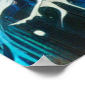 ウルフ顔ウィズサン&フォレスト | ポスター (角)