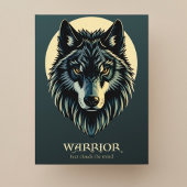 ウルフ顔フェンリル部族の戦士なし恐怖フェリス ポストカード