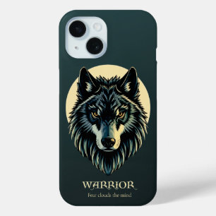 ウルフ顔戦士フェンリル北欧iPhone / iPad cas iPhone 15ケース