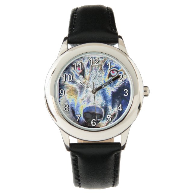 ウルフ顔色 腕時計 (正面)