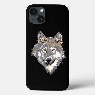 ウルフ顔電話ケース iPhone 13ケース