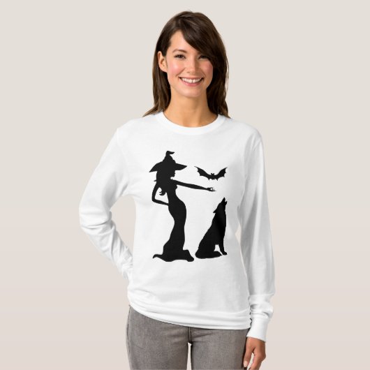 ウルフ魔女 Tシャツ (正面フル)