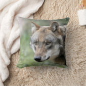 ウルフ001 クッション (ブランケット)