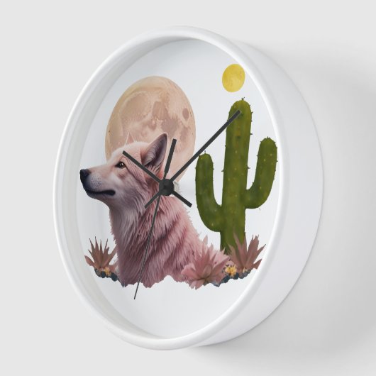 ウルフ12: 壁時計 (傾斜)