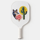 ウルフ14: ピックルボールラケット (裏面)