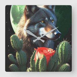 ウルフ19: スクエア壁時計