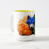 ウルフ22: ツートーンマグカップ (正面左)