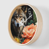 ウルフ23: 壁時計 (傾斜)