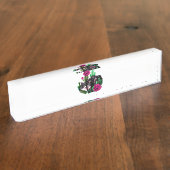 ウルフ24: デスクネームプレート (側面)