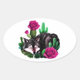 ウルフ24: 楕円形シール