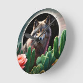 ウルフ25: ラウンド壁時計 (傾斜)