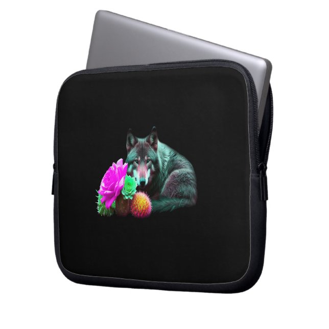 ウルフ29: ラップトップスリーブ (正面左)