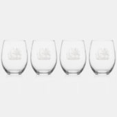 ウルフ32: ステムなしワイングラス (裏面)