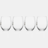 ウルフ32: ステムなしワイングラス (左)