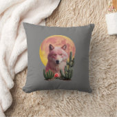 ウルフ6: クッション (ブランケット)