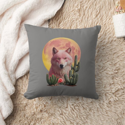 ウルフ6: クッション (ブランケット)