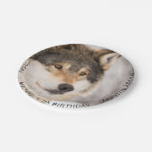 ウルフ7th誕生日パーティーの少年 ペーパープレート (アングル)