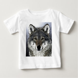 ウルフ アイズ ベビーTシャツ