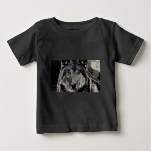 ウルフ アイズ ベビーTシャツ