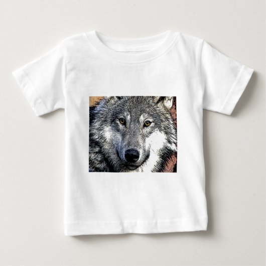 ウルフ・アイ・ジャケット ベビーTシャツ (正面)