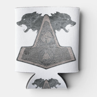 ウルフ・アンド・ハンマー・デザイン・メタル 缶クーラー