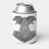 ウルフ・アンド・ハンマー・デザイン・メタル 缶クーラー (缶裏面)