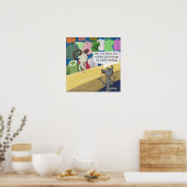 ウルフ・イン・ウルフの服装のポスおもしろいター ポスター (キッチン)