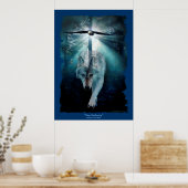 ウルフ&イーグルクラン野生動物芸術ポスターを集める ポスター (キッチン)