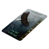 ウルフ、イーグルトーテム&ミスティフォレスト野生動物磁石 マグネット (左側)