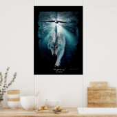 ウルフ&イーグル野生動物収集アートポスター ポスター (キッチン)