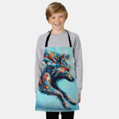 ウルフ エプロン (着用した状態)