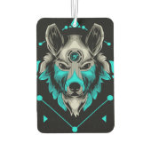 ウルフ カーエアーフレッシュナー (裏面)