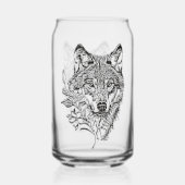 ウルフ ガラス缶 (正面)