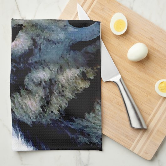 ウルフ キッチンタオル (四つ折り)