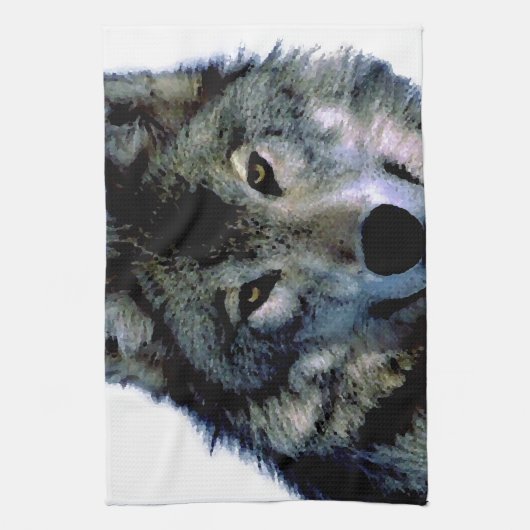 ウルフ キッチンタオル (縦)