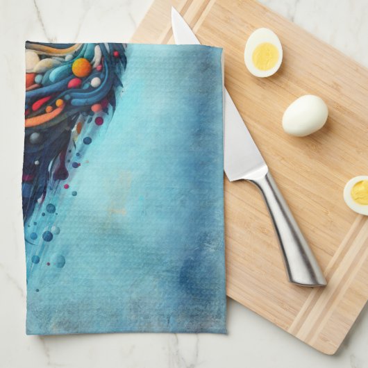 ウルフ キッチンタオル (四つ折り)