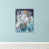 ウルフ キャンバスプリント (インサイチュ (ウッドフロア))