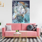 ウルフ キャンバスプリント (インサイチュ (リビング))