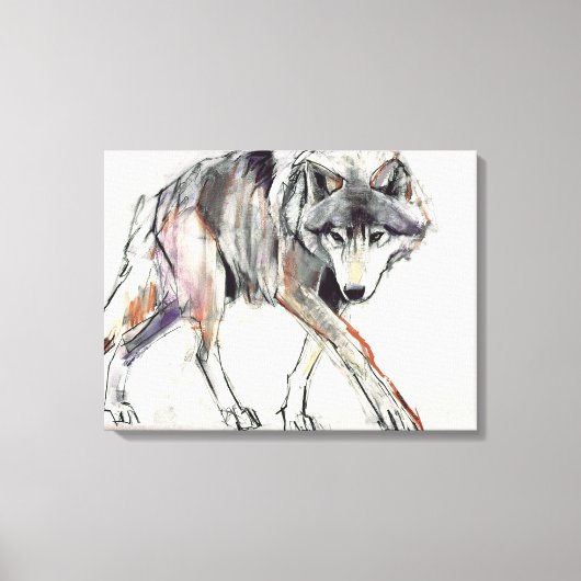 ウルフ キャンバスプリント (正面)
