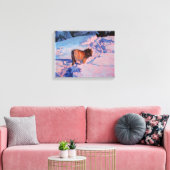 ウルフ キャンバスプリント (インサイチュ (リビング))