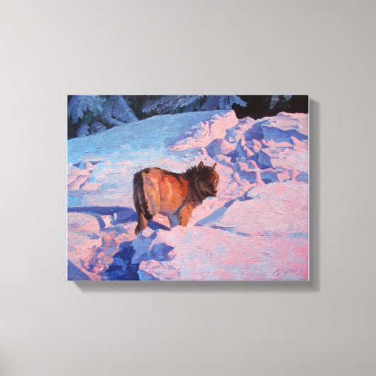 ウルフ キャンバスプリント (正面)