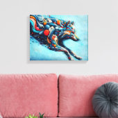 ウルフ キャンバスプリント (インサイチュ (リビング))