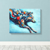 ウルフ キャンバスプリント (インサイチュ (ウッドフロア))