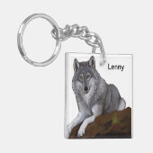 ウルフ キーホルダー (正面左)