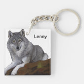 ウルフ キーホルダー (裏面)