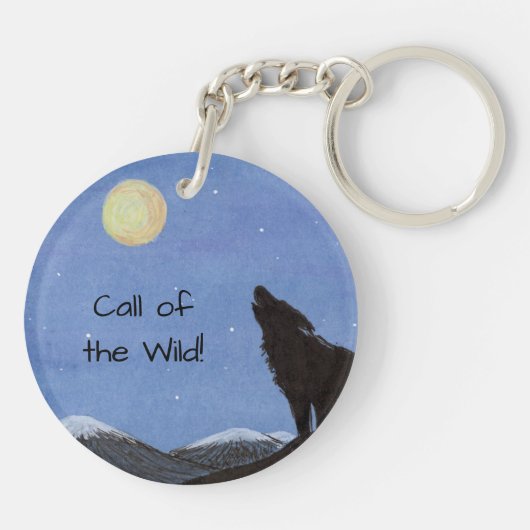 ウルフ キーホルダー (裏面)