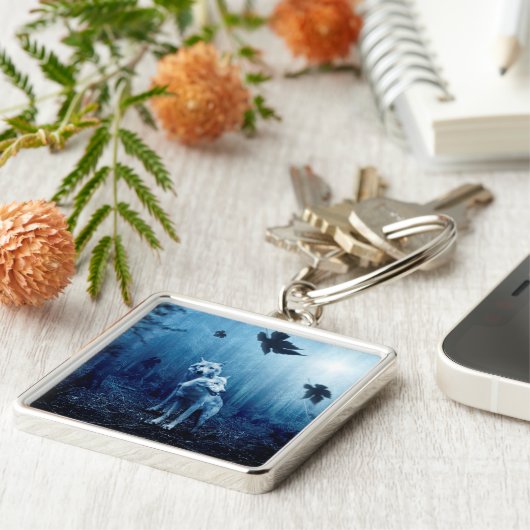 ウルフ キーホルダー (側面)