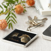 ウルフ キーホルダー (側面)